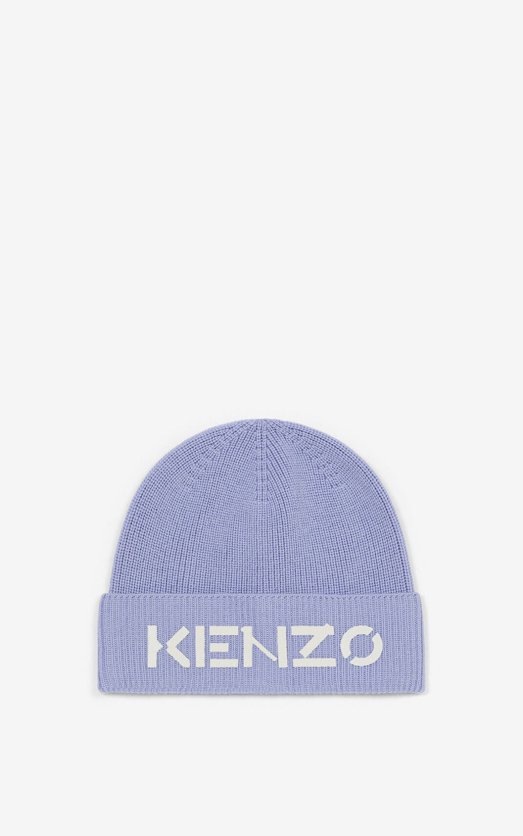 Kenzo Logo knit Moška Pletena Kapa Svetlo Modra SI-4328246